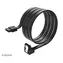 Akasa PROSLIM černá / Kabel SATA 3 / 100 cm / pravoúhlý konektor 90° / ultra-tenký