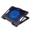 C-TECH CLP-S100 / Chladicí podložka pro notebook / 17" / 140mm ventilátor / modré LED podsvícení / 2x USB