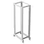 Lanberg Open Rack 42U šedá / Stojanový rozvaděč / 19" / Šířka 600 mm / Hloubka 1000 mm / nosnost 600 kg