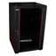 Opticord OCRACK OCC-18U-66SBK / Rozvaděč stojanový / 19" / 18U / 600×600 mm / skleněné dveře