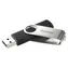 Hama Rotate černá/stříbrná / Flash disk / USB 2.0 / 16 GB / 6 MB/s