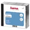 Hama CD Standard Box průhledná-černá / Obal na CD / 1 disk / balení 5 ks