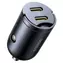 Baseus Tiny Star Mini 2× USB-C Cosmic Black / Nabíječka do auta / 30W / PD / do autozapalovače