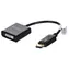 Lanberg AD-0007-BK černá / Redukce / DisplayPort na DVI-D / 0,1 m / 1920×1200 / 60 Hz