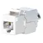 Intellinet Cat6a 10G STP bílá / Keystone modul / RJ-45 / PoE++ / stíněný