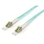 Equip optický kabel LC-LC OM3 25m tyrkysová / Patch kabel / Multimode / Duplex / LSZH