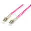 Equip LC-LC OM4 1m fialová / Patch kabel / Multimode / Duplex / LSZH