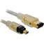 DeLock FireWire FW400 4-pin - 6-pin 2 m šedá / Kabel / Konektory M-M