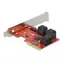 DeLock PCIe x4 Low Profile / PCI Express karta / 6x SATA III 6 Gb/s / Asmedia ASM1166
