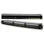 XtendLan Patch panel / 19" / 24 portů / stíněný / Cat5e