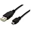 Sharkoon černá / Propojovací kabel / USB-A - Mini USB-B / USB 2.0 / 1 m