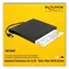 DeLock 42603 černá / Externí box pro Slim SATA mechaniky / 5.25" / 9.5 mm / USB-A 3.2 Gen 1 (5 Gbit/s)