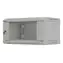 Lanberg WF03-5304-10S šedá / Nástěnný rozvaděč / 19" / 4U / 540x350x281 mm / skleněné dveře