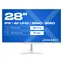 28" Japannext JN-IPS280UHD60F-P-W bílá / Monitor / IPS / 3840x2160 / 60Hz / HDMI + DP / FreeSync