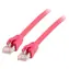 Equip Cat8.1 červená / Patch kabel / S/FTP / 2 m / 2x RJ-45 / LSZH
