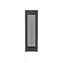 Lanberg Rack 42U černá / Stojanový rozvaděč / 19" / 600x1000 mm / Flat pack / Perforované dveře / LCD