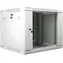 Lanberg WF02-6609-10S šedá / Nástěnný rozvaděč / 19" / 9U / 600x600 mm / dvoudílný / flat pack
