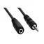 OEM Prodlužovací kabel Jack 3,5mm(M) - Jack 3,5mm(F) / Audio kabel / Prodlužovací / 2m
