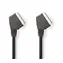 Nedis SCART kabel SCART-SCART / Kabel / 2 m / 480p / černá