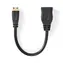 Nedis High Speed HDMI 0,2 m černá / Kabel HDMI mini - HDMI / 4K 30 Hz / 10,2 Gbps / Ethernet