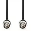 Nedis BNC video kabel černá / Video kabel / BNC-BNC / 75 Ohm / 2 m / PVC