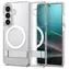 Spigen Ultra Hybrid S čirá, bílá / Ochranný kryt / Samsung Galaxy S26+ / MagSafe