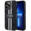 Guess GUHMP13LP4RPSK černá / Zadní kryt pro iPhone 13 Pro a 13 / Printed Stripes / MagSafe