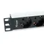 Equip 10" hliníková zásuvková lišta / PDU / 1U / SCHUKO - 4x CEE 7/5 / 16 A / 3500 W