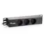Equip 10" napájecí panel 3x Schuko černá / Napájecí panel / 1U / 16 A / kabel 1,5 m