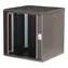 Equip 19" rozvaděč PM černá / Rozvaděč / 12U / 600x600 mm / skleněné dveře / nástěnný
