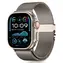Tech-Protect Milano titan / Řemínek pro Apple Watch / milánský tah / 44/45/46/49 mm