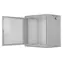 Lanberg WF01-6412-23S šedá / Nástěnný rozvaděč / 19" / 12U / 600x450 mm / perforované dveře / flat pack