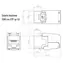 Solarix samořezný keystone CAT6 UTP / Konektor RJ45 / nestíněný / Component Level / 4PPoE