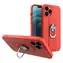 Hurtel Ring Case červená / Kryt / Samsung Galaxy S21 FE / silikon, prsten a stojánek