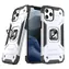 Wozinsky Ring Armor Apple iPhone 14 Pro Max stříbrná / Ochranný kryt / Magnetický prstencový držák
