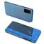 Hurtel Clear View pro Samsung Galaxy A03s modrá / Flip pouzdro / Průhledné