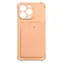 Hurtel Card Armor Case iPhone 11 Pro Max růžová / Kryt s peněženkou / Silikonový / Držák na kartu