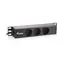 Equip 10" černá zásuvková lišta / PDU / 1U / SCHUKO - 3x CEE 7/5 / 16 A / 3500 W