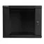 Lanberg WF01-6409-10B černá / Nástěnný rozvaděč / 19" / 9U / 600×450 mm / skleněné dveře / flat pack