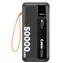 Obal:Me CablePulse 50000mAh 22,5W černá / Powerbanka / integrované kabely / USB-C / USB-A