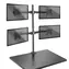 Lindy 40659 / Držák monitorů / pro 4 monitory / VESA 75-100 mm / nosnost 7 kg / černá