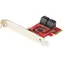 StarTech PCIe karta SATA III 4 porty / Řadič SATA / PCI Express / 4x SATA III / čipset ASMedia ASM1164