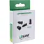 InLine Šrouby pro ventilátory černé / Šrouby / 50 ks / 5 mm