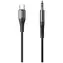 AWEI CL-116T černá / Adaptér / USB-C / Jack 3,5 mm