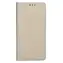 NoName Smart Magnet Book Samsung Galaxy A02s zlatá / Pouzdro / Flip / Magnetické zavírání