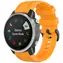 Beline Watch 2 oranžová / Řemínek pro Garmin Fenix 8/Fenix 7S/Instinct 2S / 20 mm / silikon