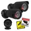 IR1800 Atrapa tubusové kamery černá / Atrapa kamery / sada 2 ks / IR LED dioda / 2x AA / ABS