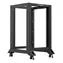 Lanberg Open Rack 18U černý / Otevřený rack / 19" / 600 × 800 mm / nosnost 600 kg