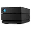 LaCie 2big RAID 8TB černá / Externí HDD 3.5" / 2x 4TB / USB-C 3.2 / RAID 0/1/JBOD / Čtečka karet SD/SDHC/SDXC/CF