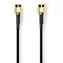 Nedis anténní kabel SMA(M)-SMA(M) černá / Anténní kabel / Pozlacené / 50 Ohm / Stíněný / 2 m